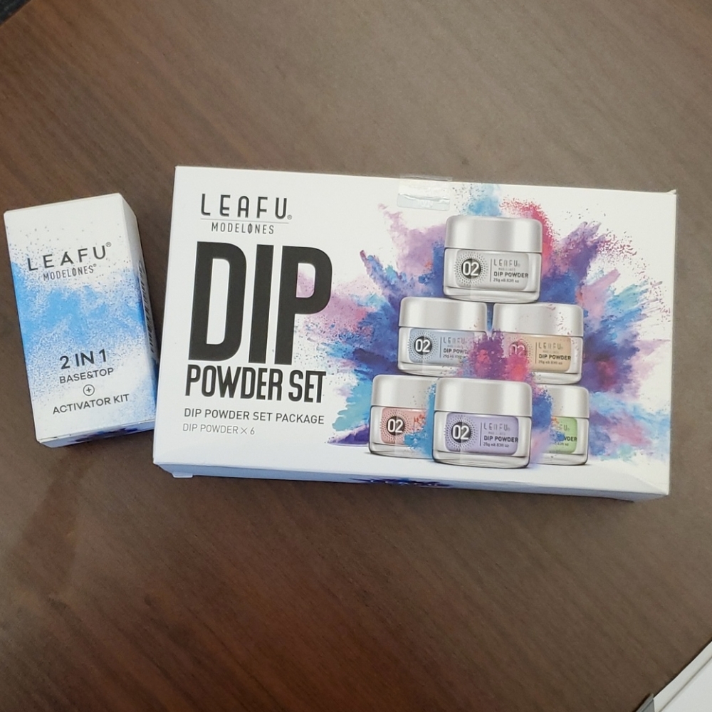 Nail dip powder set